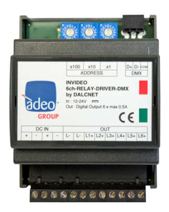 CONTROL 6ch-RELAY-DRIVER-DMX