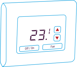 GS SMT-131 - 24Vac - touch screen communicating thermostat